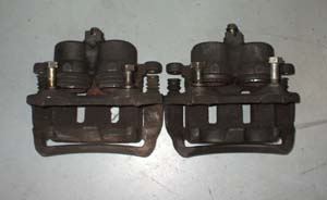 twin piston brakes